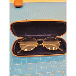Gant Vintage Glasses Frames Oval Gold Tone Eyeglasses Spectacles With‎ Case